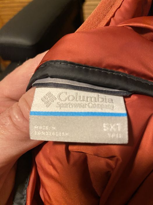 Kurtka puchowa Columbia, rozm. 5XT- olbrzymia.