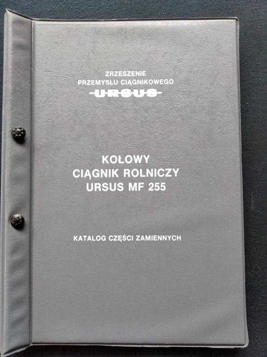 Katalog części  zamiennych ciągnika MF 255 oryginalny 1990 + GRATIS Instrukcja napraw MF255