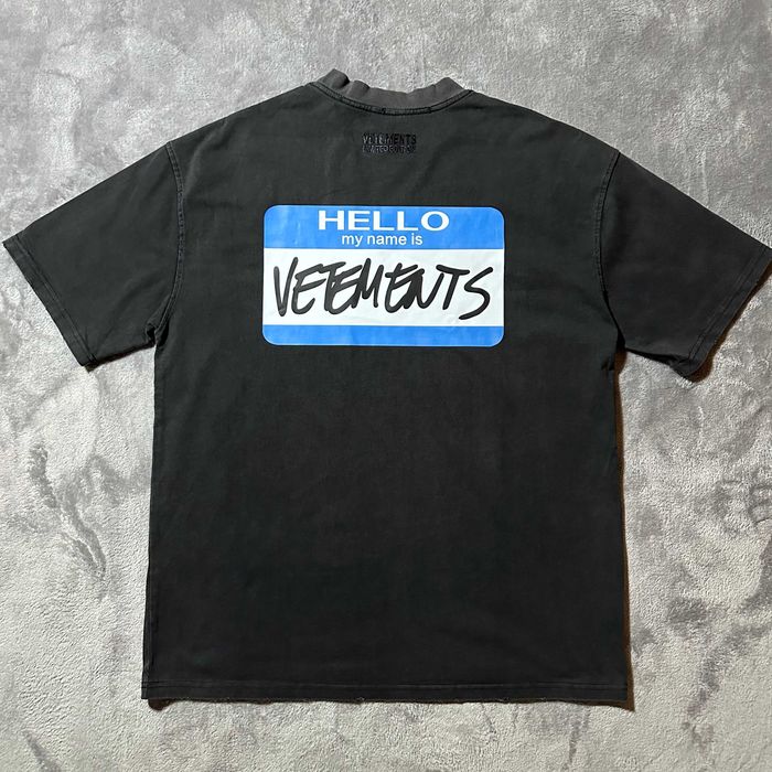 футболка Vetements My Name Is S M L