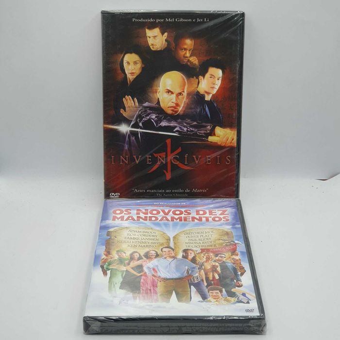 Lote 1/2 - Pack de 18 Filmes Novos e Selados em DVD - Ref.VI