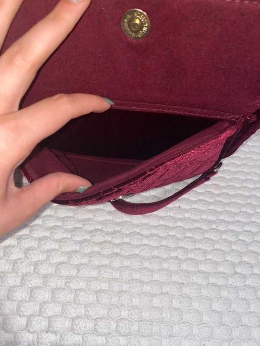 Mala bordo aveludada da Pull & Bear64584893965571122