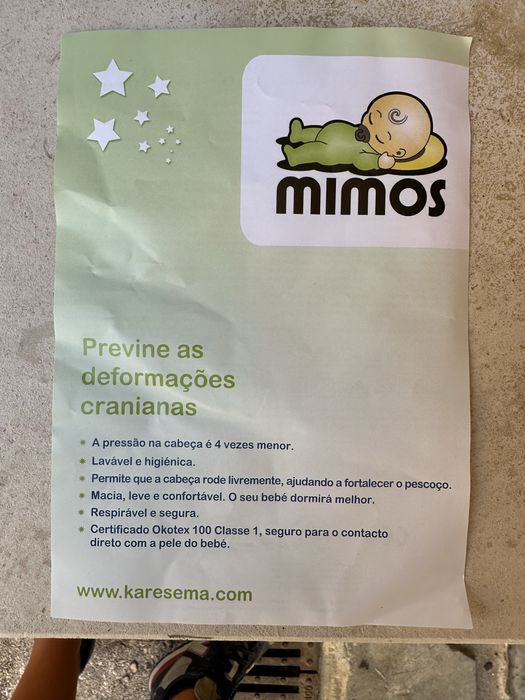 Almofada Mimos S (antigo XL) com Fronha - Plagiocefalia