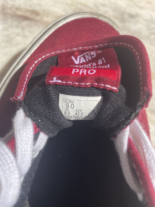 Sapatilhas Bordeaux Vans