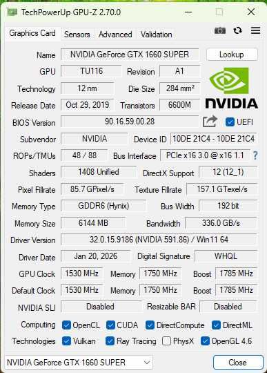 Ігровий ПК | i5-9400F | GTX 1660 SUPER 6GB | 16GB DDR4 | SSD + HDD | Windows 11 Pro | Wi-Fi + Bluetooth