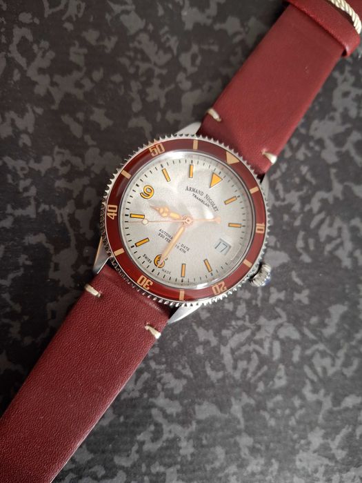 Relógio de luxo Armand Nicolet VS1 Date Novo 38mm