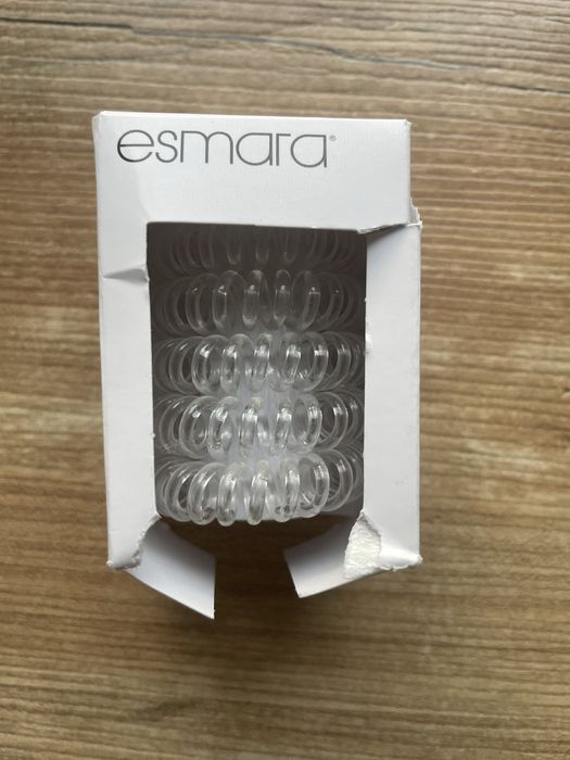 Zestaw gumek sprężynowa/spiralka bezbarwny 5 szt.