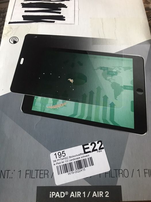 Filtr prywatyzujący 3M IPad Air / air2