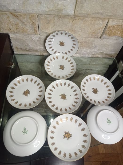 Набор из 8 блюдичек ГДР. Идеал