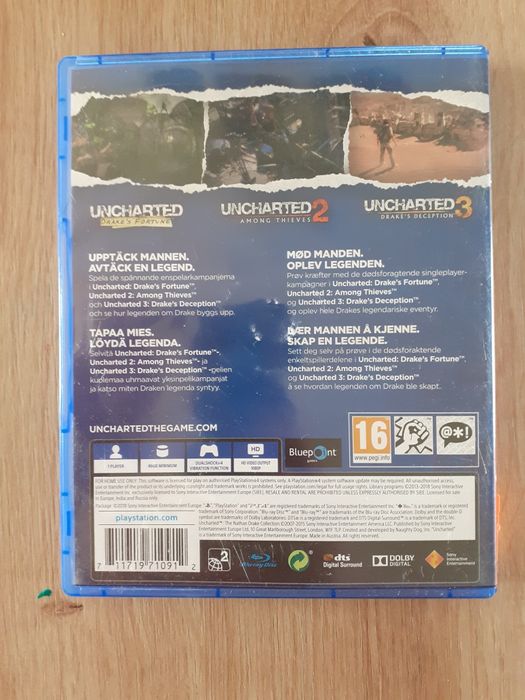 Uncharted collection PS4
