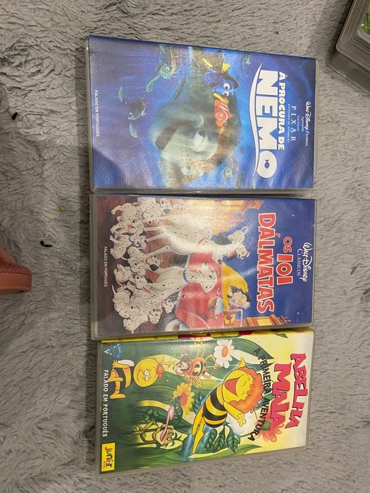 Cassetes VHS como novos