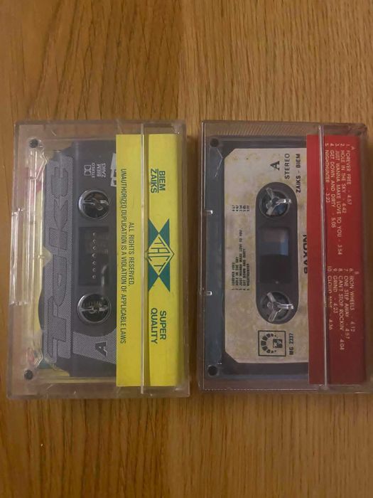 kasety 2 szt. Judas Priest i Saxon