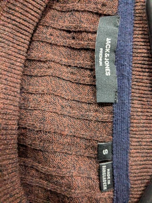Sweter Jack & Jones brązowy rozm. S