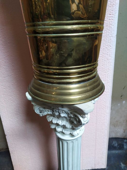 Kubeł duzy mosiężny Antyk