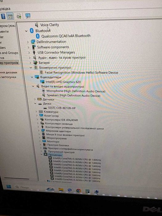 Dell Latitude 3390 2-in-1 i5-8250U 8GB SSD 128GB сенсорний
