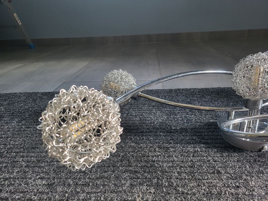 Plafon 5x9G z żarówkami