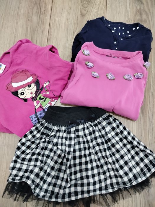 Worek ubrań dziewczynka