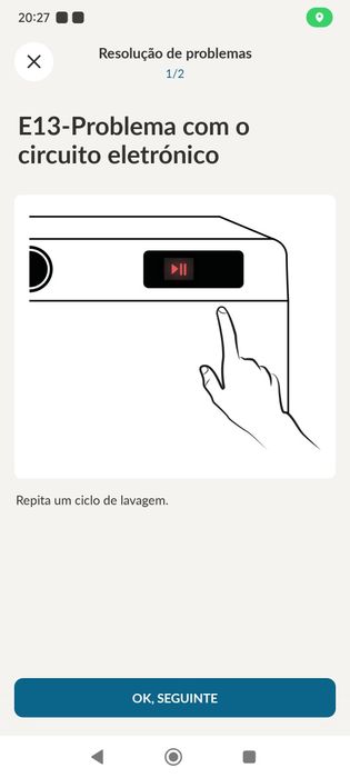 Vendo máquina de lavar e secar roupa hoover (com avaria)