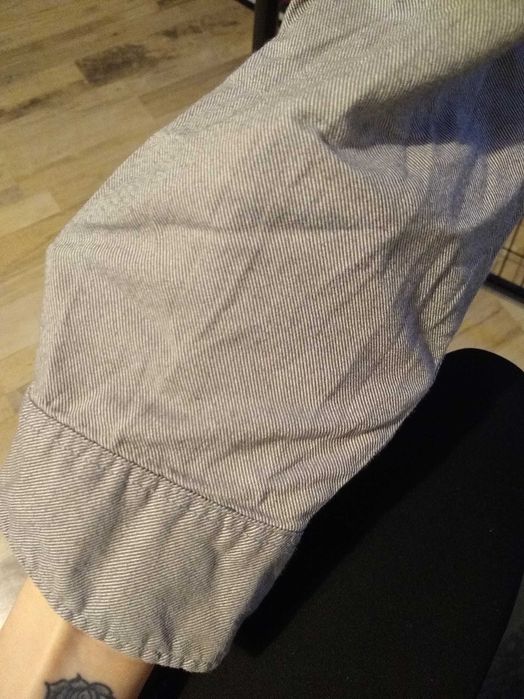 Koszulka męska szara z h&m