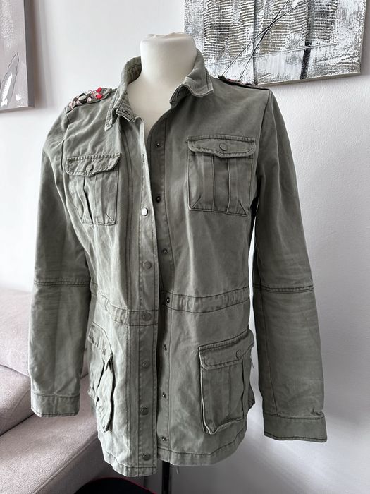 Kurtka jeansowa długa