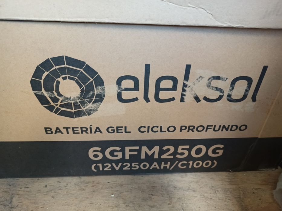 Bateria Solar de GEL 250Ah C100 / 200Ah C10