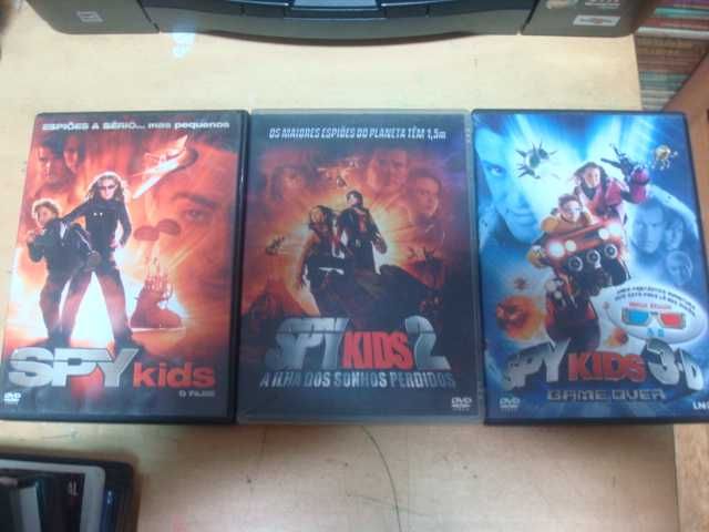 lote de trilogias e coleções, a ressaca,spy kids.