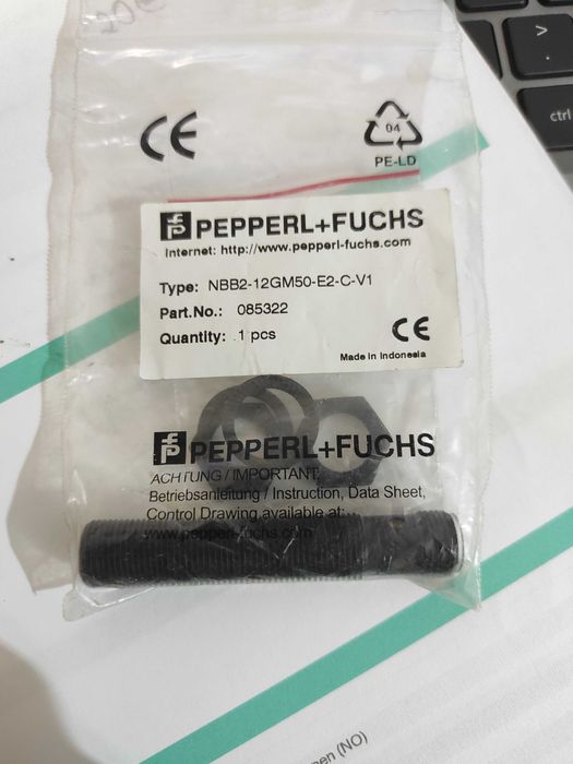Sensor indutivo 12mm pnp 24vdc PEPPERL+FUCHS