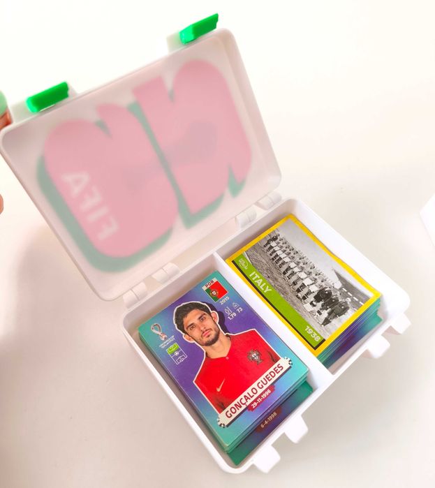 Caixa 3D personalizada para cromos do Mundial 2026