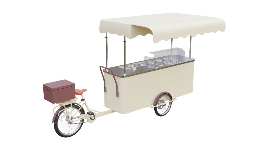 Rower gastronomiczny do lodów | Mobilna gastronomia
