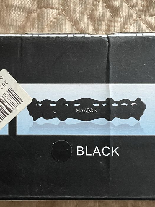 Porta pincéis em acrilico preto, marca Maange, na caixa