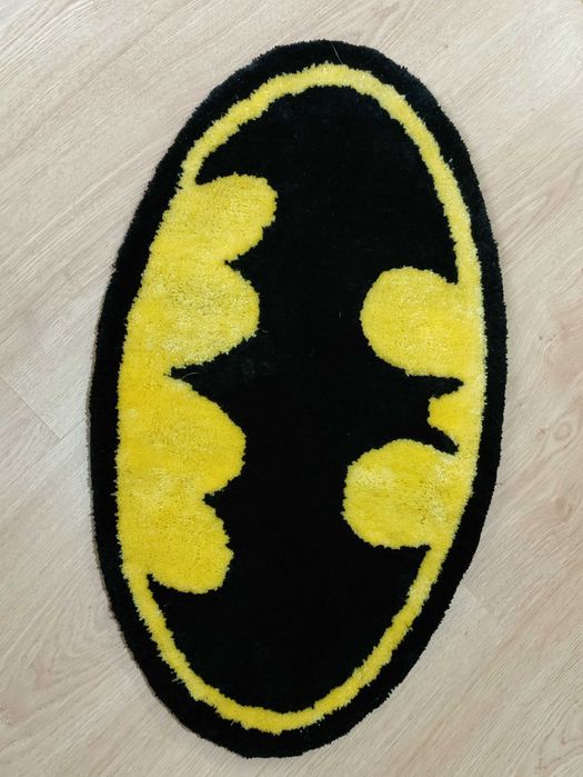 Tapete feito à mão em Lã acrilica Batman