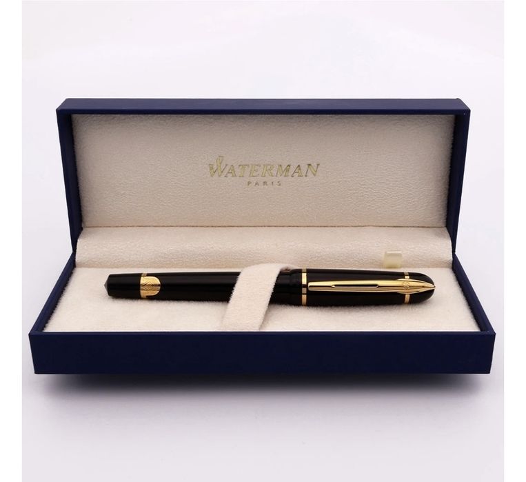 WATERMAN PIÓRO wieczne Eleganckie CZARNE GT