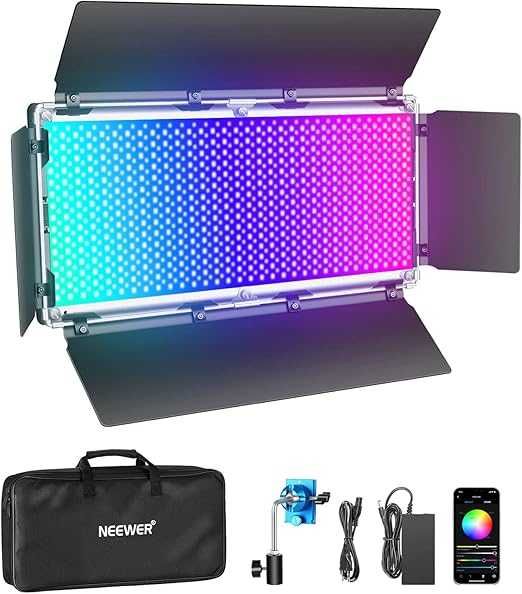 [NOVO A ESTREAR] Painel LED RGB Neewer RGB960 Vídeo e Fotografia (APP)