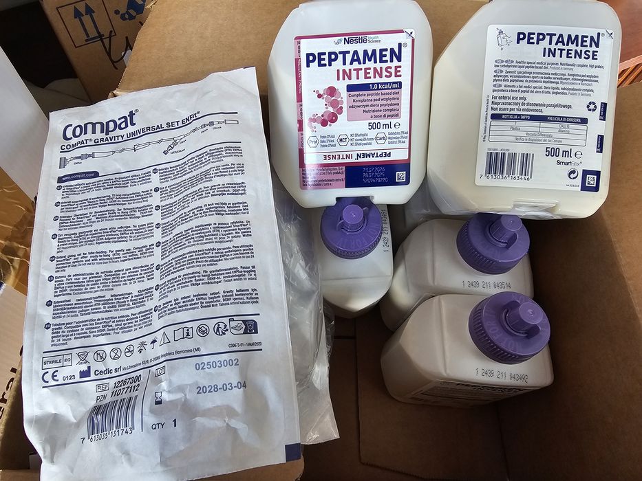 Strzykawka enteralna ENFit MICSAFE Medical 60ml do żywienia dojelitowego