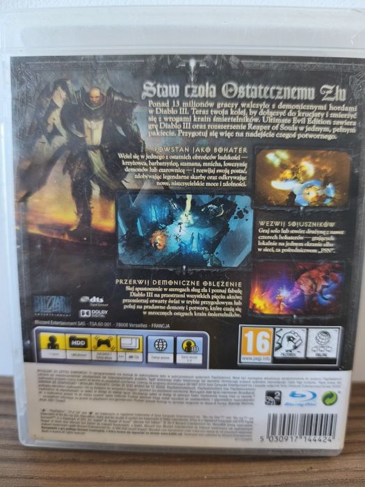 Diablo 3 reaper od soul PS3 PlayStation 3