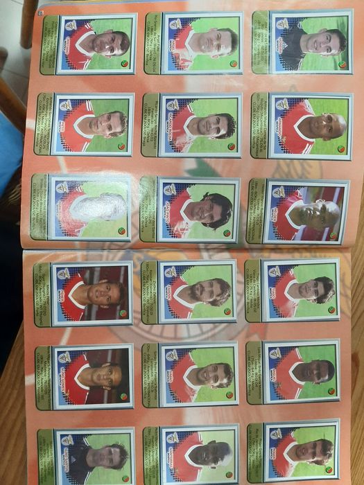 Caderneta Futebol, Época 2002-2003 Panini