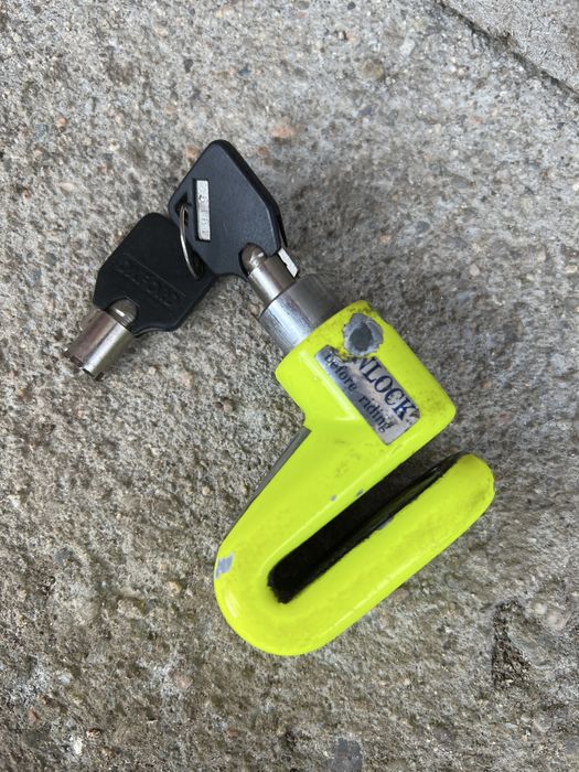 Blokada na tarcze hanulcowa do motoru roweru