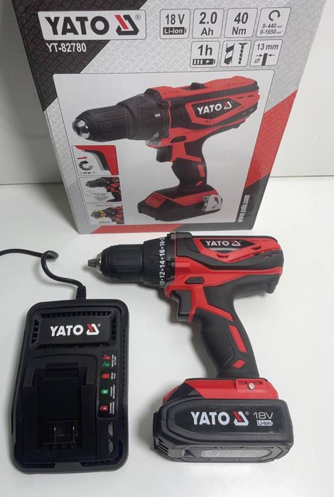 Акумуляторний шуруповерт YATO YT-82780