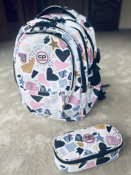 Plecak Coolpack Factor Straciatella + piórnik Straciatella