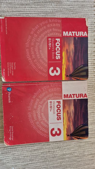 Matura Focus 3 Student's Book" "Workbook"  z płytą. Poziom B1/B1+.