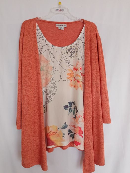 Sweter damski lekki roz 42/44