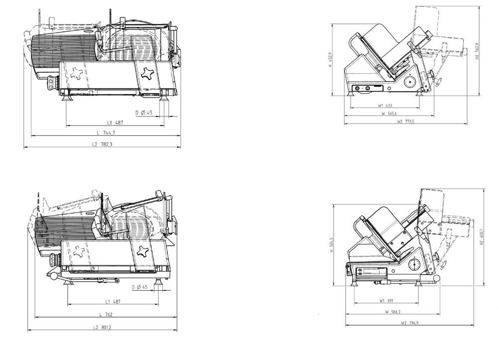 Oryginalna premium ! Krajalnica do wędlin mięsa BIZERBA GSP H