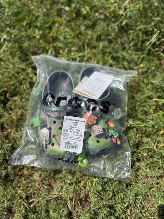 Детские  crocs Minecraft дитячі  крокси майнкрафт сабо Kids 23-34 size