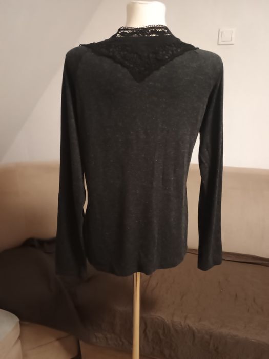 Bluzka damska, stalowy
