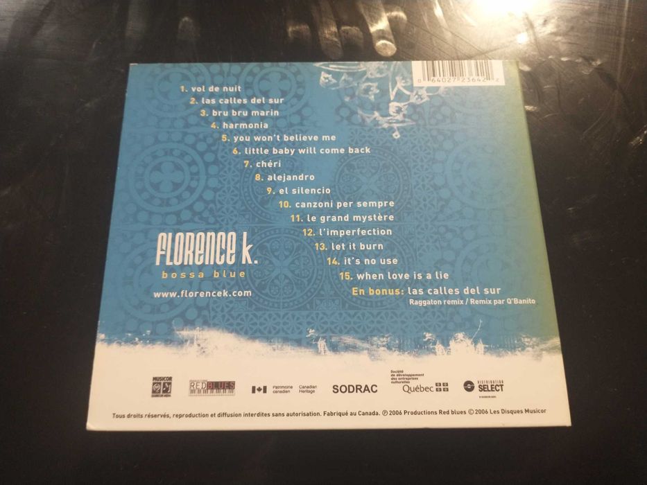 florence k - bossa blue CD