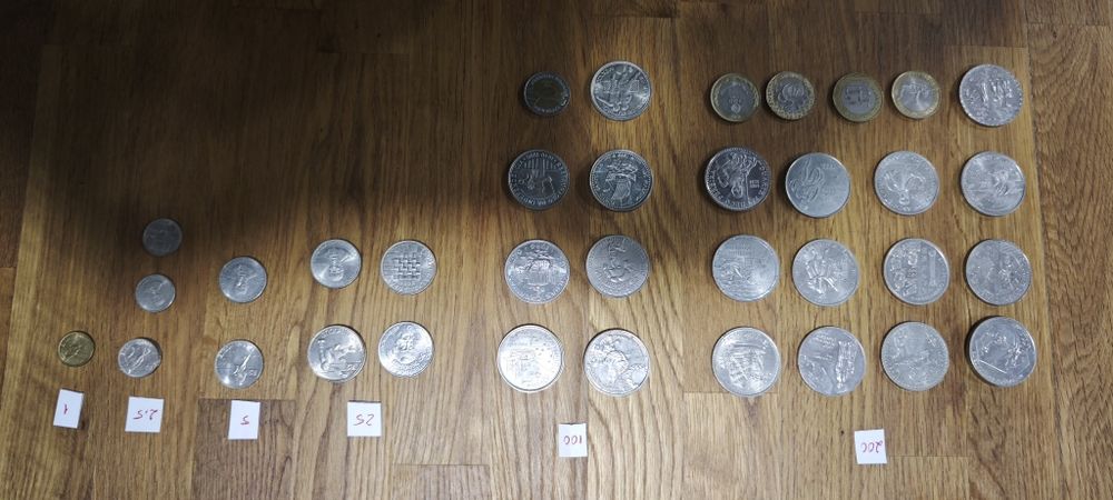Moedas comemorativas de Escudos