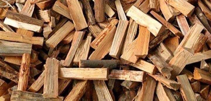 Lenha seca mistura