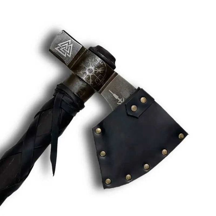 Сокира Кована Ворон TR37/1 з чохлом Топор на подарок ручной работы