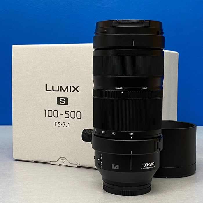 Panasonic Lumix S 100-500mm f/5-7.1 O.I.S. | NOVA | 3 ANOS DE GARANTIA