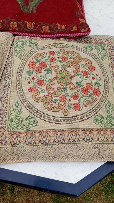 Poduszki PRL poszewki kilim