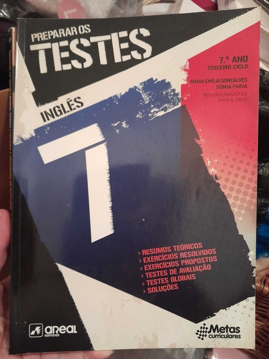 Preparação dos testes de inglês para 7° ano